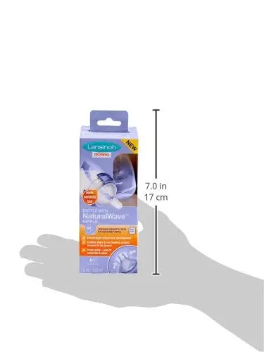 Biberón para Leche Materna con Tetina NaturalWave® 4 onzas Lansinoh