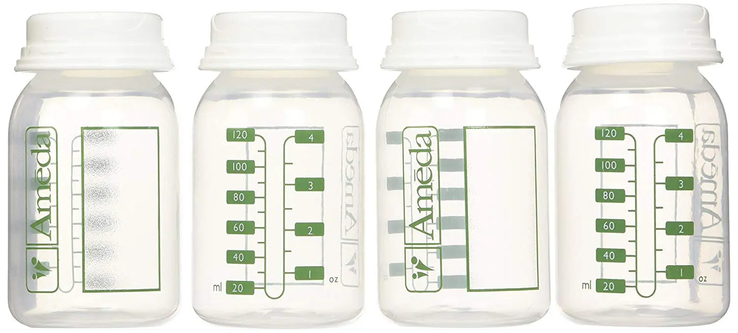 Botellas para almacenar leche materna x 4 unid. - Ameda Ameda