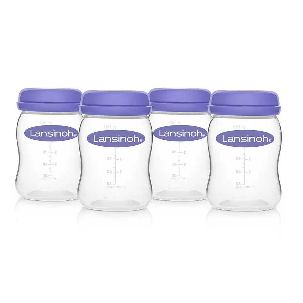 Botellas para almacenar leche materna x 4 unidades Lansinoh Lansinoh