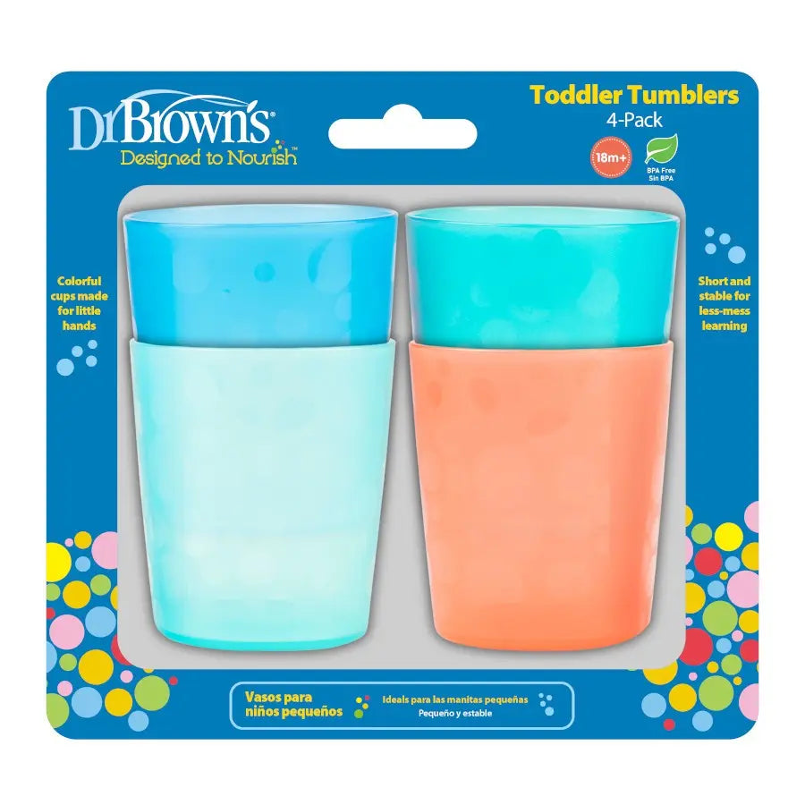 Pack de 4 vasos para niños - Dr. Brown's Dr. Brown's