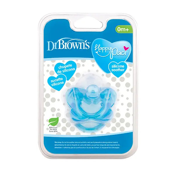 Set 2 Chupones Happy Paci Azul Dr. Brown's