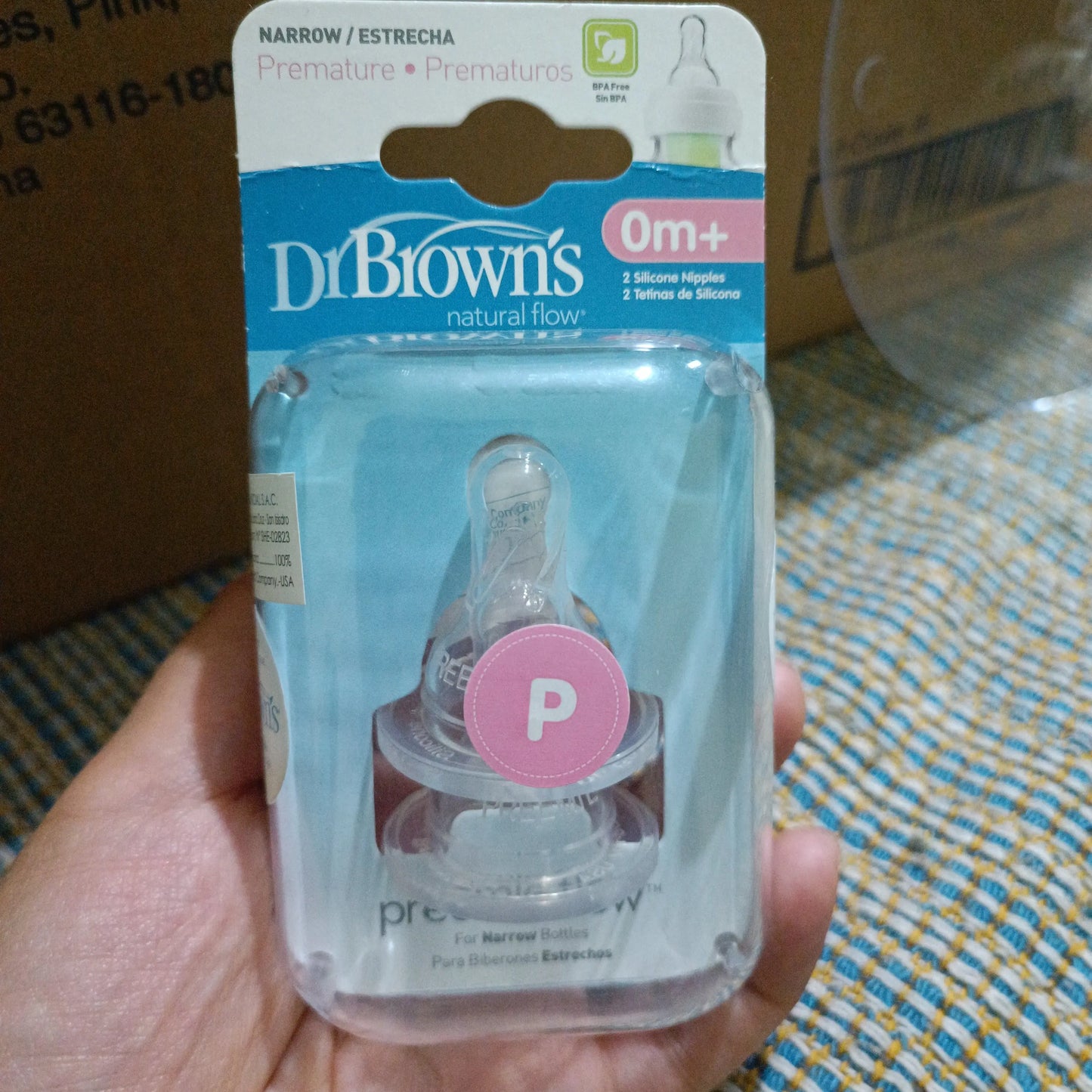 Set x 2 unid Tetina Options+ Nivel Prematuro de boca ancha Dr. Brown's Dr. Brown's