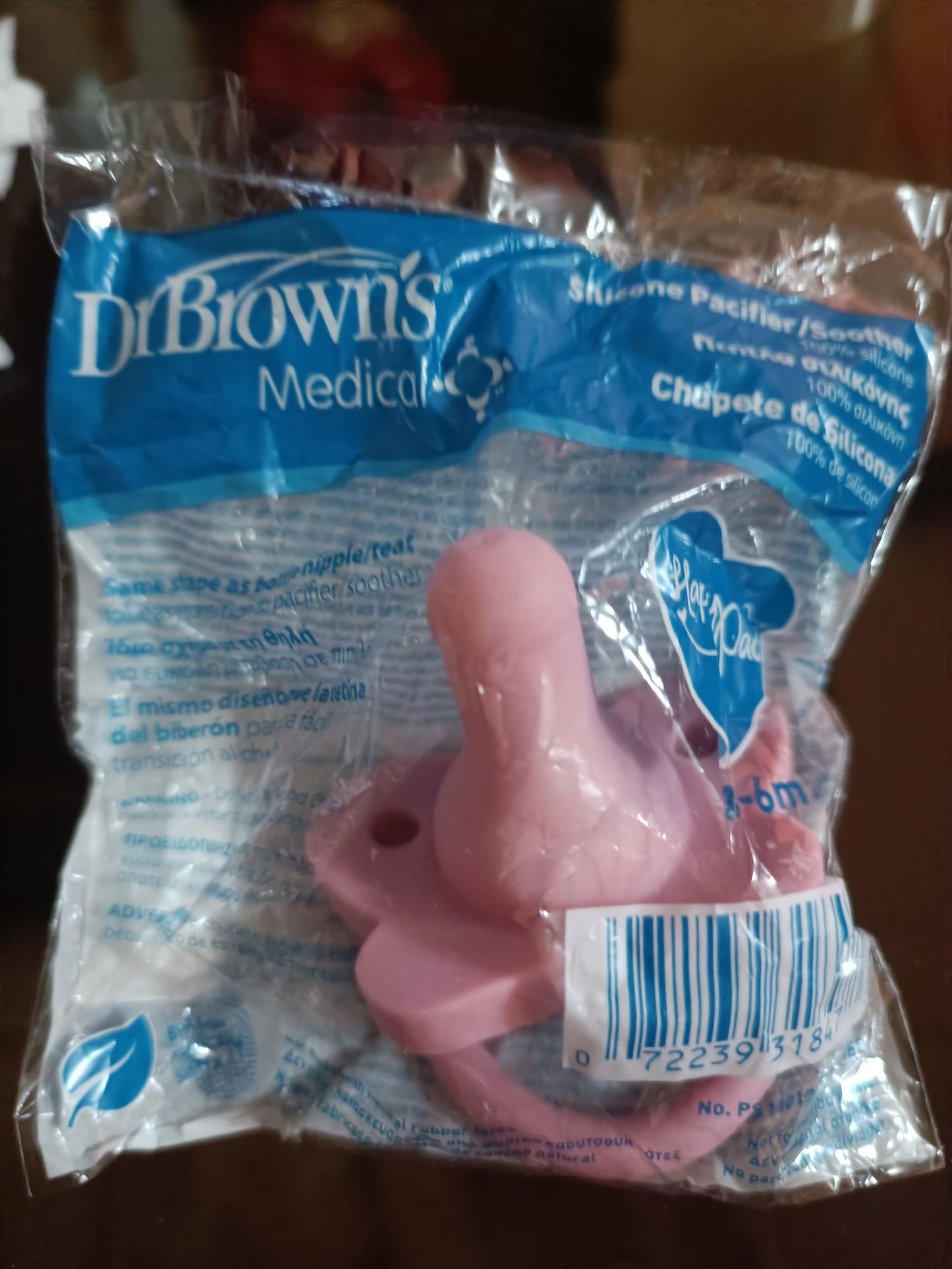 Chupón Happy Paci Rosado