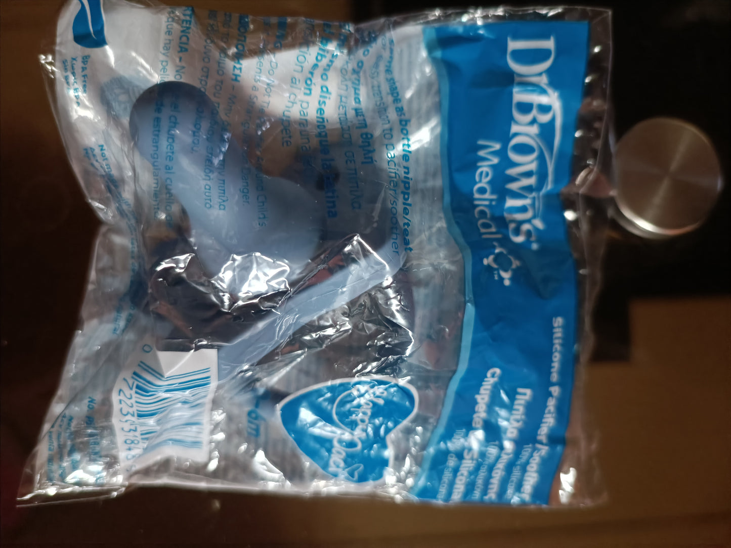 Chupón Happy Paci Azul Acero