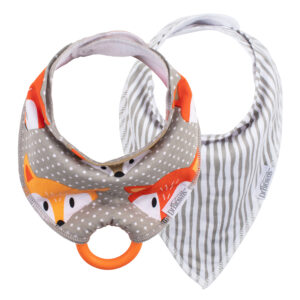 Set x 2 Baberos Bandana con Mordedor de Aprendizaje Espiga Dr. Brown's
