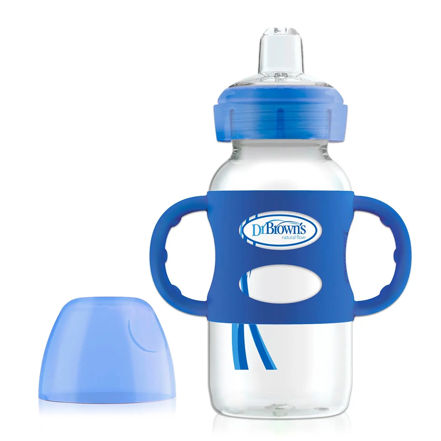 Biberón para Bebés en Transición con Asas Options B/Ancha 9oz/270ml Azul Dr. Brown´s Dr. Brown's