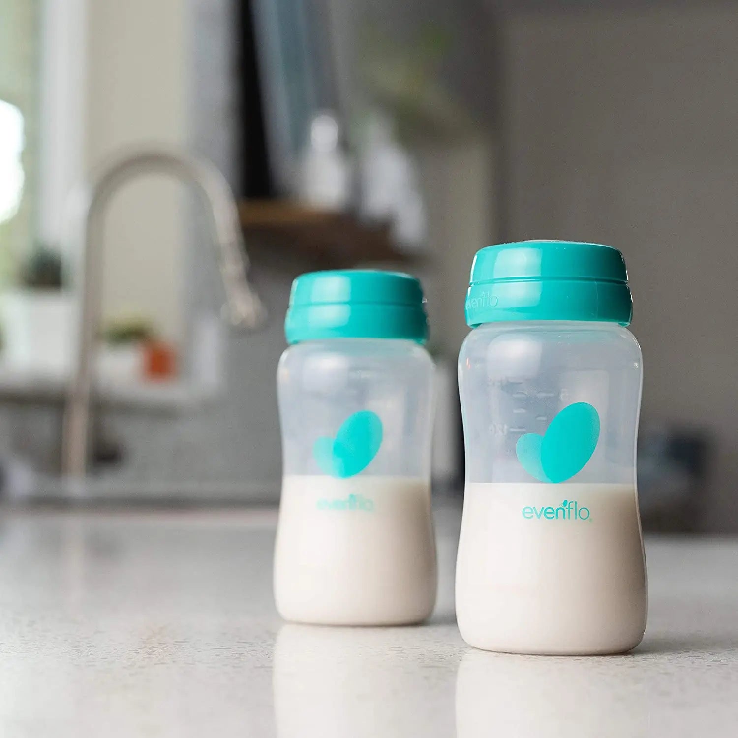 Botellas para almacenar leche materna x 6 unid. - Evenflo Evenflo