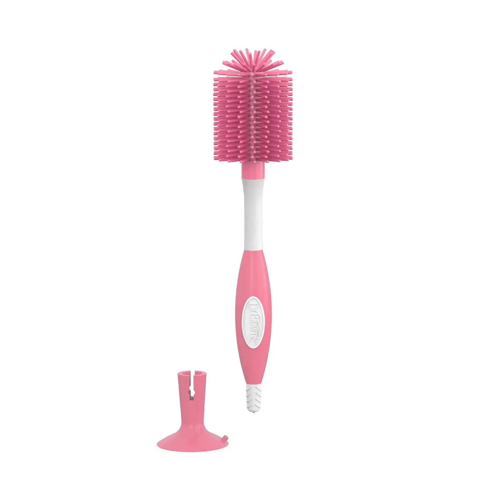 Cepillo Suave de Limpieza  (sin metal y sin esponja) Rosado - Dr. Brown's Dr. Brown's