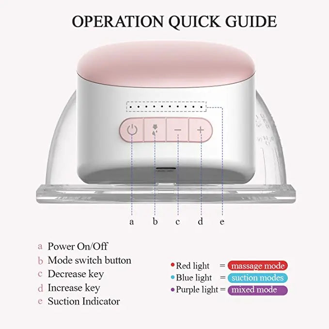 Extractor de leche portátil manos libres IKARE Tortuguita Baby Store