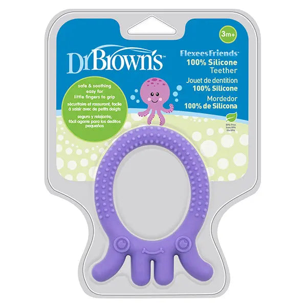 Mordedor Pulpo Flex Morado Dr. Brown's