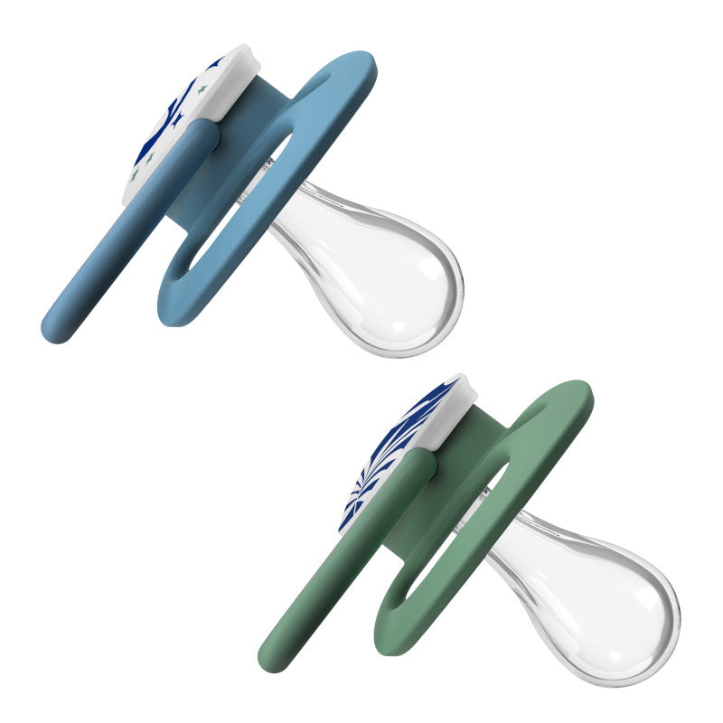 Pack de Chupones x 2 unid. Advantage Azul de 6 a 18 meses que brilla en la oscuridad - Dr. Brown's