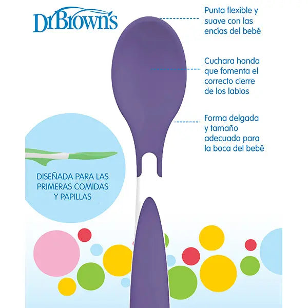 Pack cucharas para bebé x 4 unid. Dr. Brown's Dr. Brown's