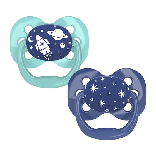 Pack de Chupones x 2 unid. Advantage Cohete Azul de 0 a 6 meses - Dr. Brown's Dr. Brown's