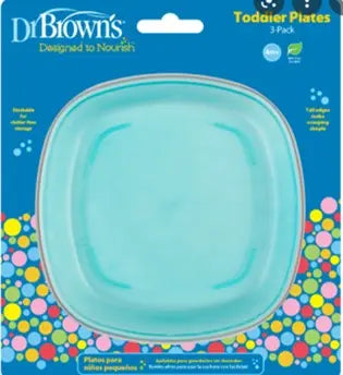 Platos para niños pack x 3 unid Dr. Brown's Dr. Brown's