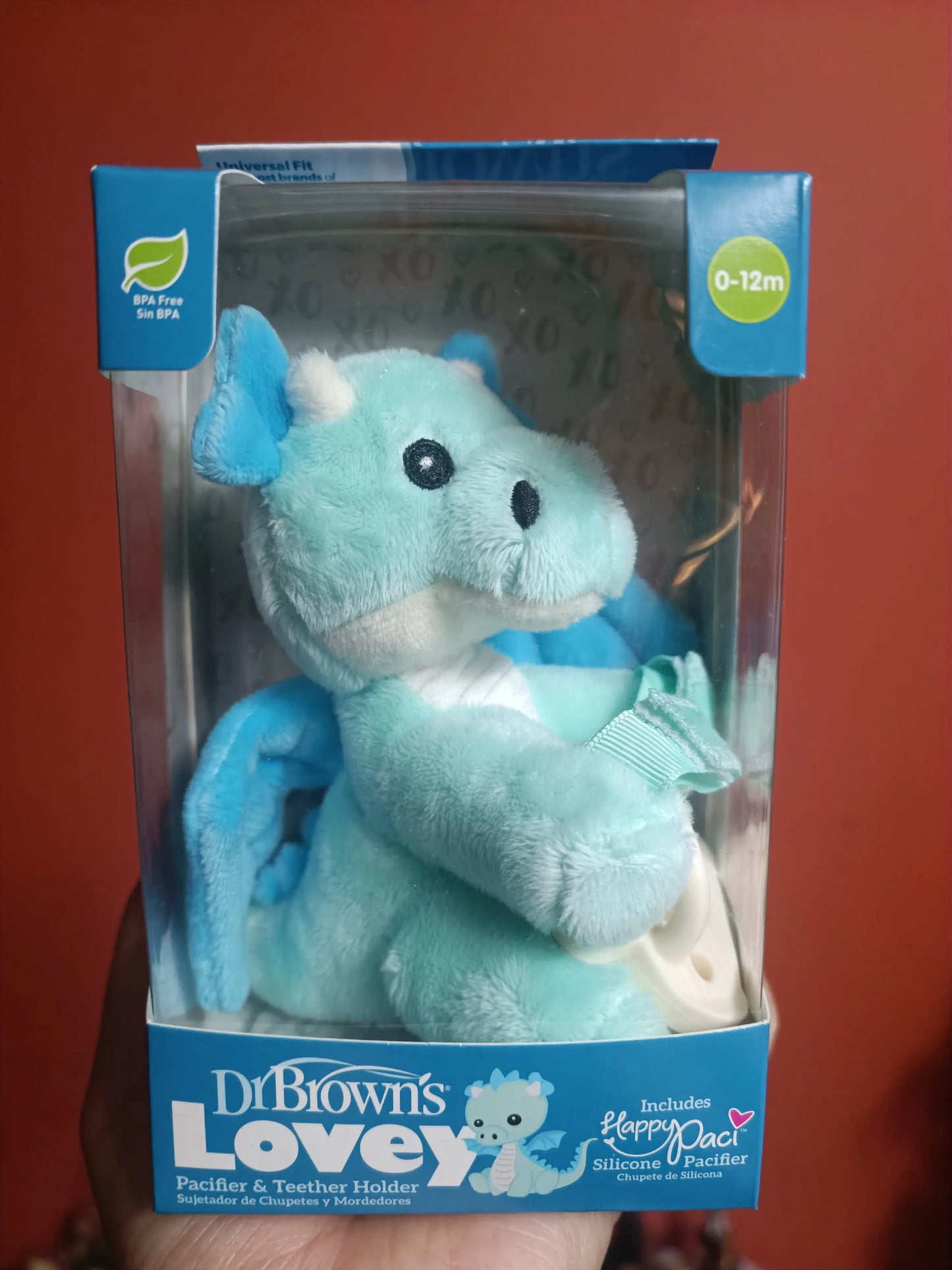 Sujetador de Chupones Lovey Blue Dragon Dr. Brown's Dr. Brown's